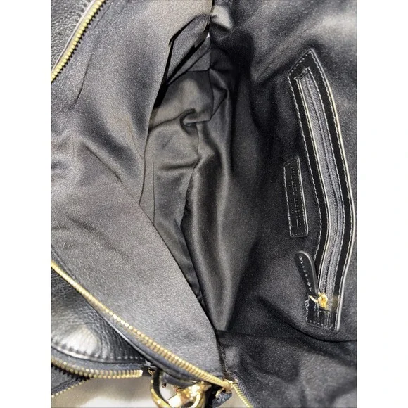 Audrey Brooks Leopard Skin/black Leather Purse New With Tags - Picture 10 of 16